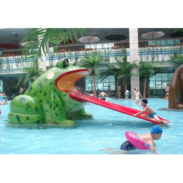 Frog Water Slide Kids Water Playground Equipment For Swimming Pool