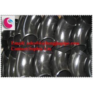 China Cangzhou butt weld black steel elbow on sale