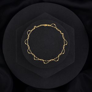 Bespoke 18K Gold Anklets: Personalize with Your Name and Initials