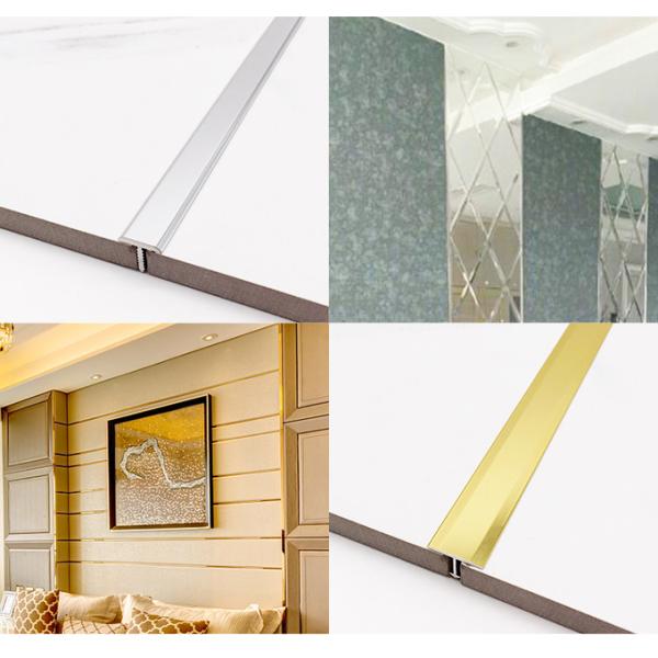 T Shape Aluminium Transition Strip Ceramic Protection 0.55mm Thickness