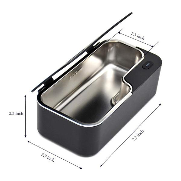 Color Optional Household Ultrasonic Cleaner 48khz Portable Ultrasonic Cleaner
