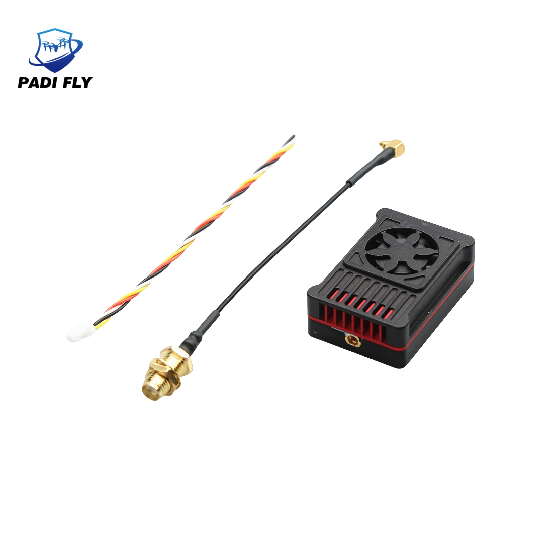 Durable FPV VTX Six-Switch Video Transmitter with Built-in Microphone 2.5w 5.8g Power for Drones Accessories