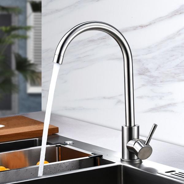 Quality OEM ODM Stainless Steel Kitchen Faucet Hot And Cold Kitchen Faucets for sale