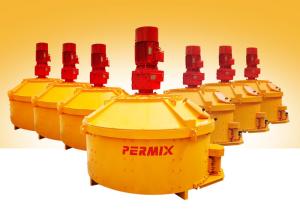 China Planetary Concrete Mixer Durable High Homogenization PMC100 Replaceable Mixing Blades wholesale