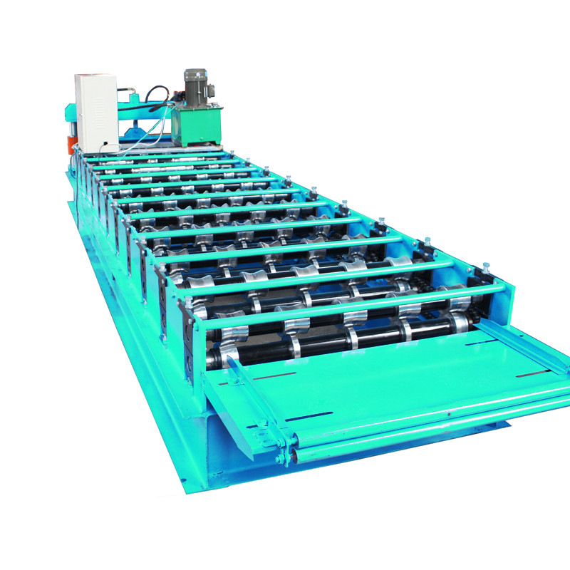 1250mm Aluminium Roofing Sheet Making Machine With Hard Chrome Coated Roller