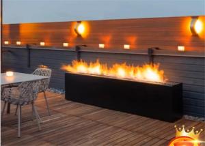 China Factory price outdoor real flame  bbq gas fireplace fire pit stove wholesale