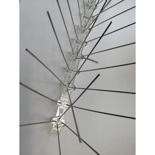 Plastic Stainless Steel Anti Bird Spikes For Residential Roof