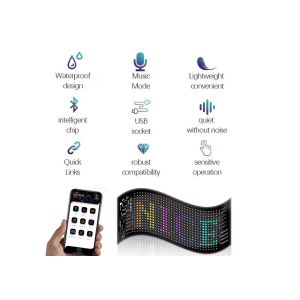 APP Control Flexible Led Screen Scrolling Custom Message Text Sign Board LED