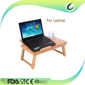 China Bamboo laptop desk adjustable breakfast serving bed tray wholesale
