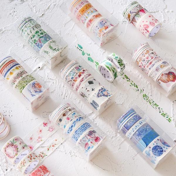 Colorful decorative masking washi paper tape custom printed DIY washi tape with logo