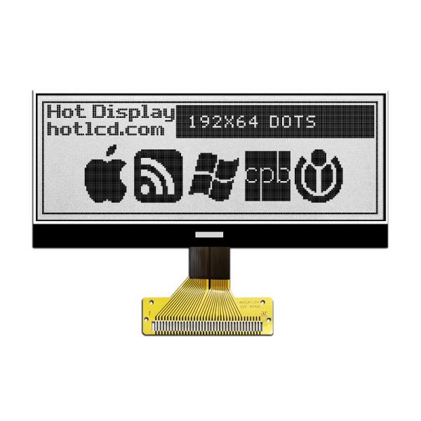 192X64 36PIN LCD Graphic Module , IST3020 Chip On Glass Display HTG19264A
