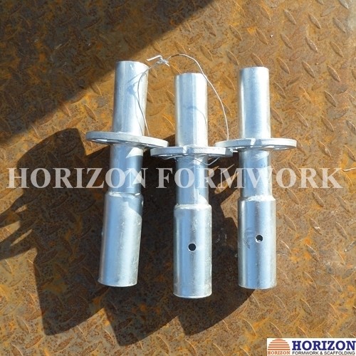 Height 300mm Wedge Lock Scaffolding System Starting Base Collar Silver