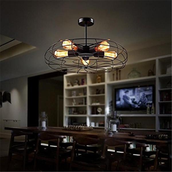 LED Pendant Lights Industrial Style Metal for Living Room Kitchen Retro Loft Pendants Ligh(WH-VP-188)