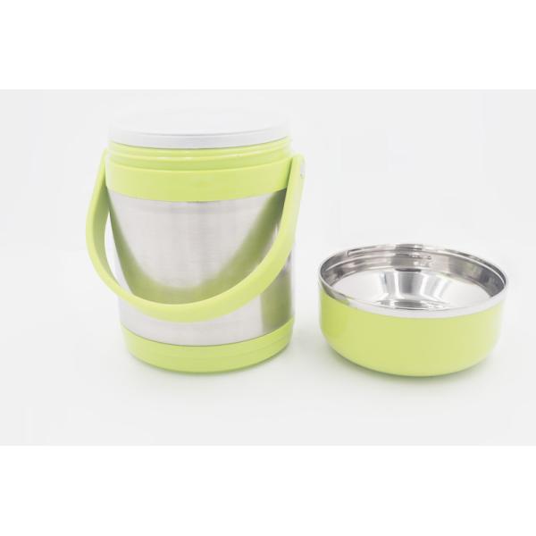 2L Outdoor used stainless steel portable food warmer insulated vacuum stewed hot container