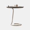 Buy cheap Shiny Silver Wood Top End Table With Metal Legs For Hotel Villa from wholesalers