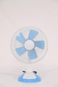Rechargeable AC DC Table Fan /  Speed Control AC DC Solar Fan Multi Color