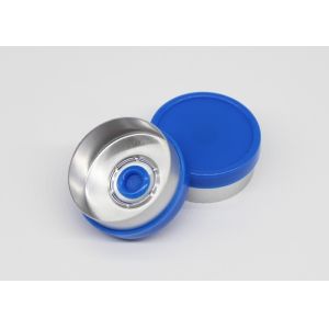 China 20mm Aluminum Ropp Caps , Injection Pharmaceutical Cap Customized Logo wholesale