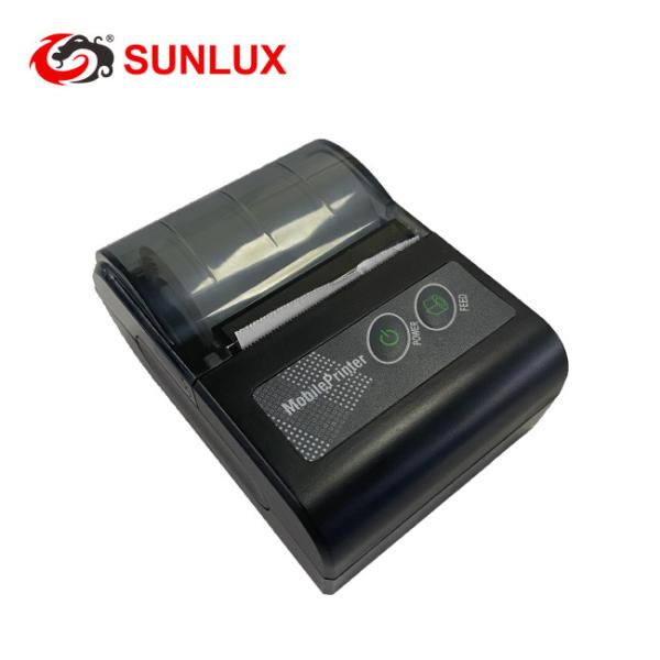 Quality Black Portable Bluetooth 203DPI  58MM Thermal Label Printer for sale