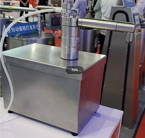 Quality                  Rk Baketech China Industrial Continuous Cream Whipping Machine Whipped Cream Machine 140L/Hour              for sale