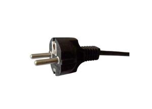 China Outdoor Extension Power Cord European Plug Black Pvc Material Vde Standard wholesale