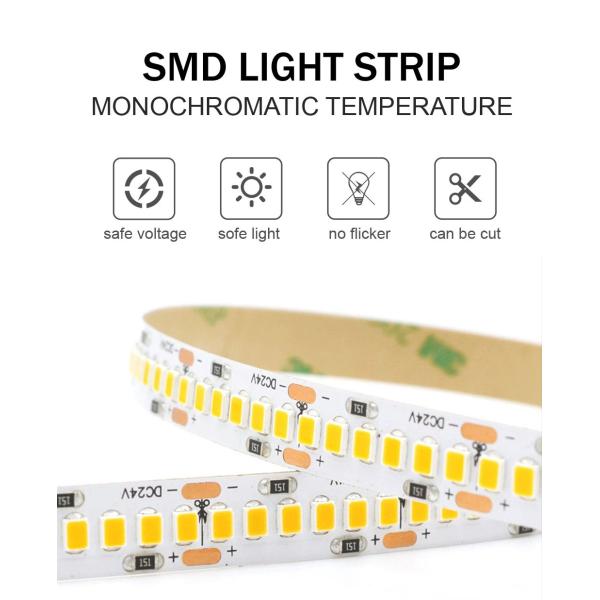 240leds/m 10mm Customized Die-Cutting Board SMD2835 Led Strip Light for Stage Lighting