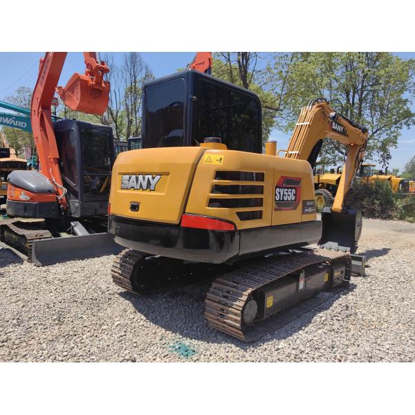 5T 36kw Used Sany Excavators Mini Backhoe Construction Excavator Sany Sy55c