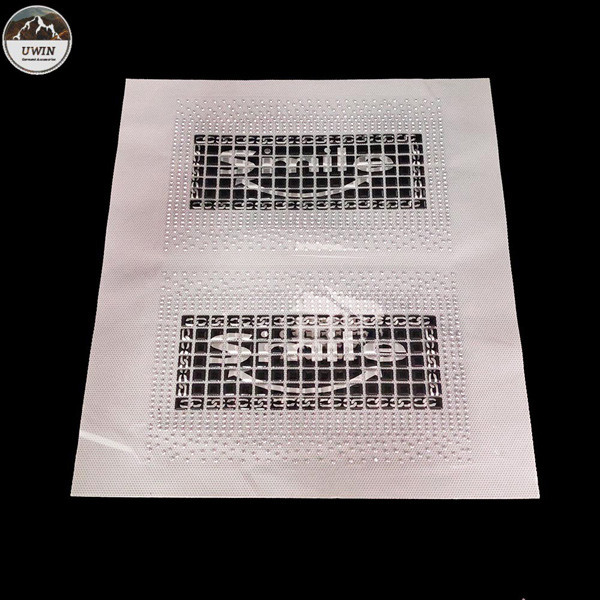 Smile Logo Custom Patches For Clothes Fashionable Various Color Available