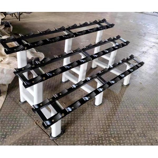Commercial Gym Body Building Steel 3 Tier Commercial Dumbbell Rack for Gym Use