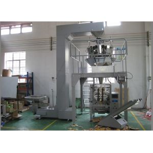 10 Heads Multihead Weigher Packing Machine , SS Sugar Packaging Machine