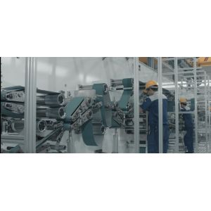 Pulp Making 300KW 450PPM I Shape Diaper Manufacturing Plant