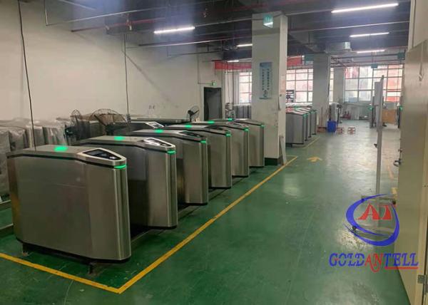 Quality Dual DC Brushless Motor Flap Turnstile Gate With Temperature Monitoring Access Control System for sale
