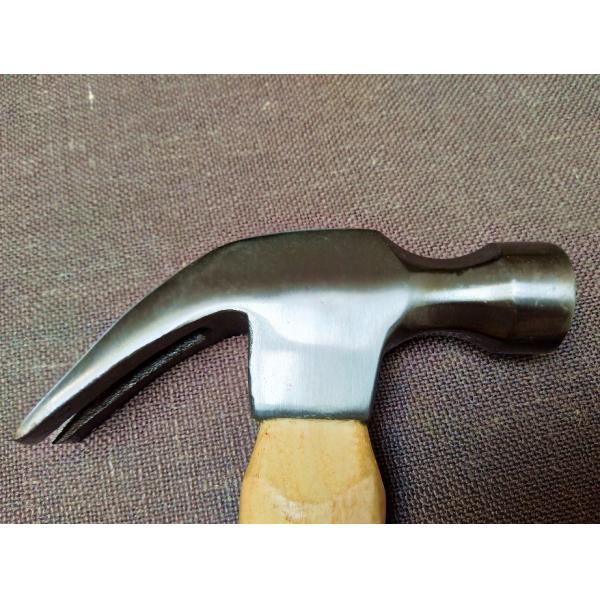 8OZ,16OZ grade A wooden handle steel Claw hammer(XL-0001) polishing color hand garden construction tools