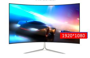 China Wide Curved Screen Gaming Computer Monitors 27 Inch With Eye Care Feature wholesale