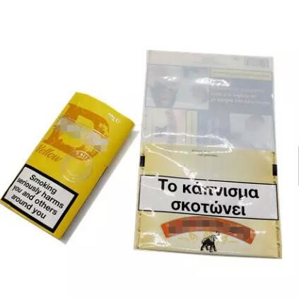 Heat Seal Foil Mylar Plastic 100g Hand Rolling Cigar Tobacco Leaf Pouch Packaging Bag