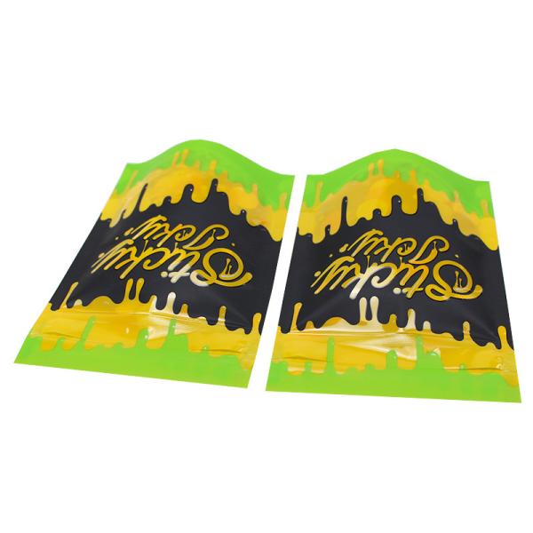 High Quality Plastic Herb Packaging Child Resistant Smell Proof Bag Mylar Bag Custom Tobacco Pouch