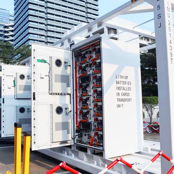 1MW 2MW Container Battery Energy Storage System 20ft Container Solar Power System