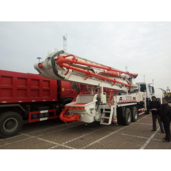 51m Boom Concrete Pumping Truck 600L Hopper Capacity OEM
