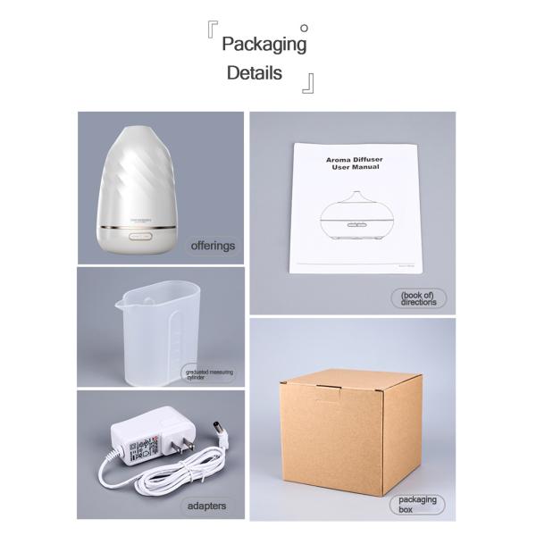 Homefish Humidifier Seven-color Light Ultrasonic Aromatherapy Machine Large Fog Volume Sprayer