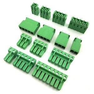 China 7.62mm Spacing 30Amp Pluggable Plug-in Screw Terminal Blocks Plug + Header wholesale