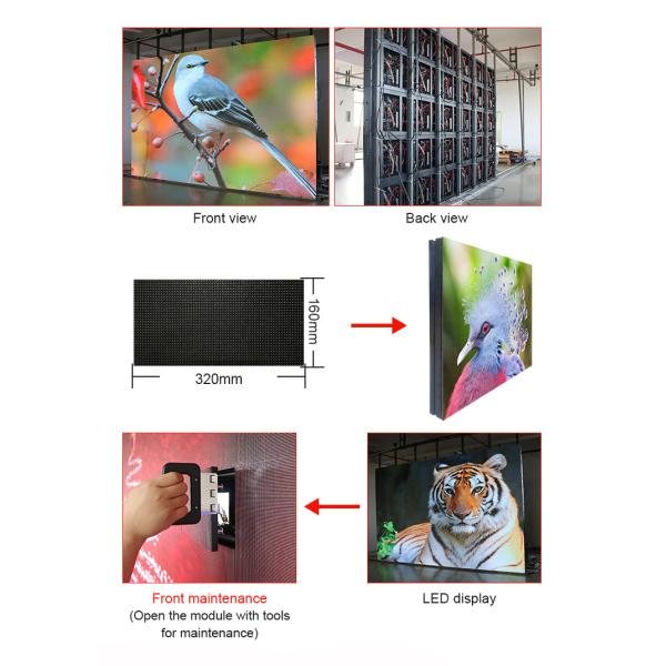 One-step Service Magnetic Front Access 1200nits P2.5 LED Panel Displays