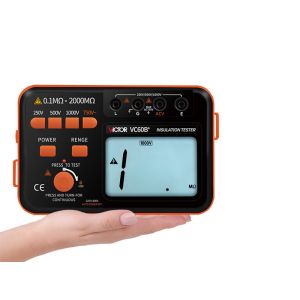 1KV Digital Insulation Tester Full Button Easy Operation Ohm Meter