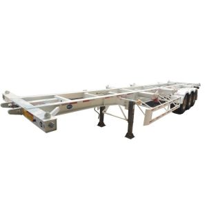 China Tri Axle 40ft Skeletal Trailer for Sale in Nigeria wholesale