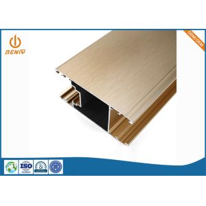 Alloy 6063 Custom Aluminum Extrusion Profiles High Precision Brushed