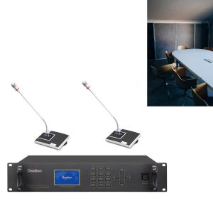 China 260 Units Meeting Room Wired Conference System 80Hz-15KHz wholesale
