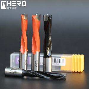 Carbide Step Brad Point Drill Bits , Wood Boring Drill Bits High Wear Resistance
