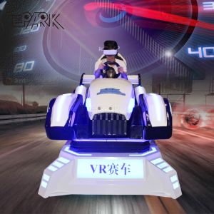 China Fiberglass Racing Ride Car 9D VR Simulator Game Machine wholesale