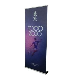 China Vinyl Mesh Fabric PVC Custom Advertising Banners Roll Up Stand wholesale