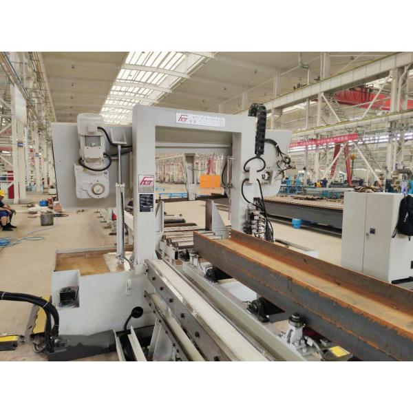 Steel Construction China CNC 3D Beam Drill Band Saw Production Line