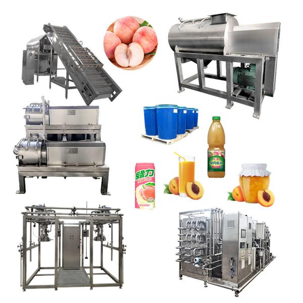 Quality NFC Peach Juice Processing Line Peach Processing Factory Dedicated Cleaning Peeling And Juicing Processing Machine for sale
