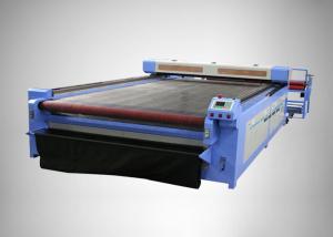 China Leather Textile And Fabric CO2 Laser Engraving Machine Red Laser Positioning System wholesale
